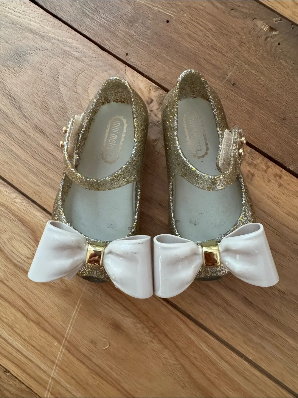 Mini Melissa sparkling gold